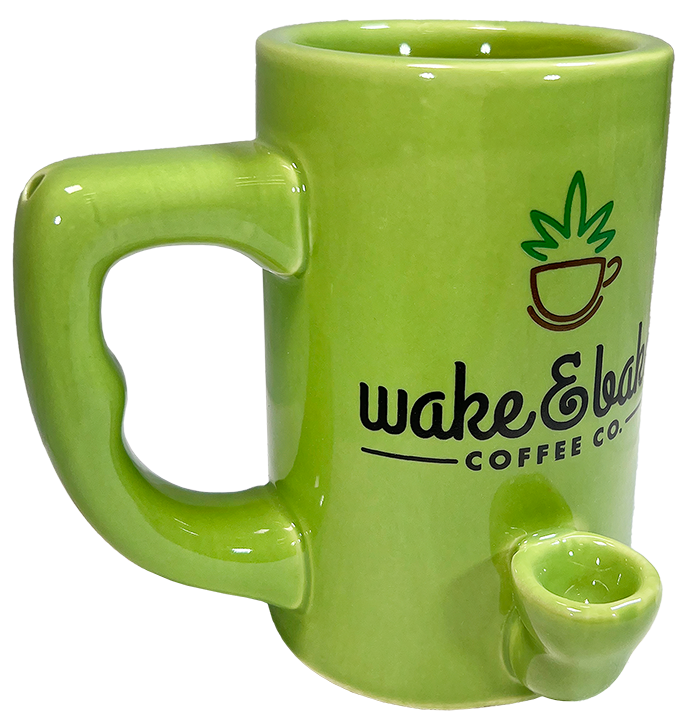 Colorful Wake & Bake Mugs - Green