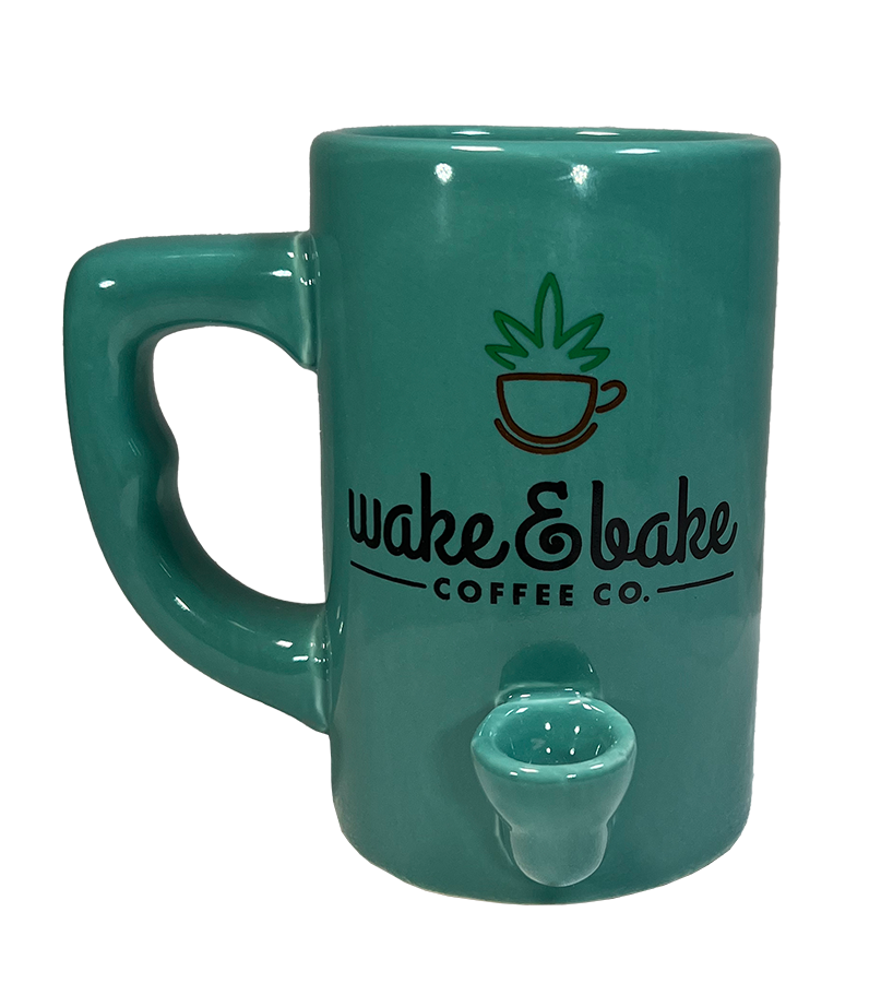 Colorful Wake & Bake Mugs - Blue