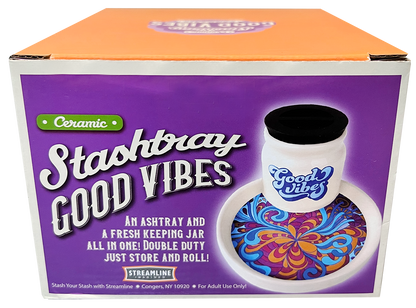 Stashtray w/ Silicone Lid - Good Vibes